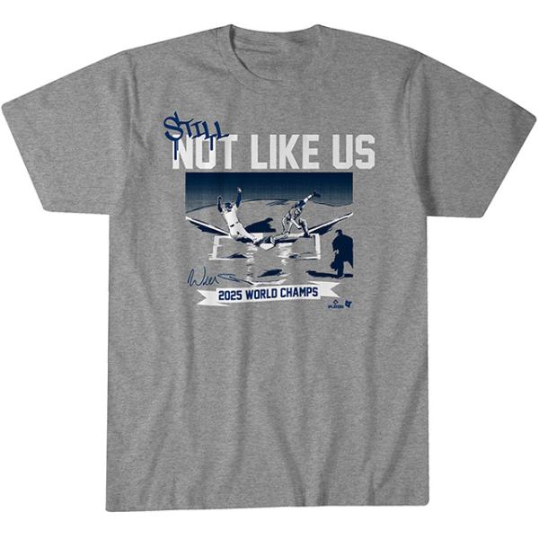 ウィル スミスモデル 海外取寄 ロサンゼルス ドジャース Tシャツ STILL NOTLIKE US...