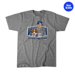 大谷翔平モデル 海外取寄 子供用 デコピン Tシャツ YOUTH IT'S TIME FOR DOGGY BASEBALL T-SHIRT｜amazingstore