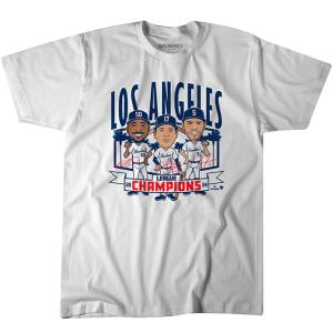 大谷・山本・佐々木 ドジャース 3 TOMODACHI Tシャツ ROTO社 S 大谷翔平・山本由伸・佐々木朗希モデル 海外取寄 Tシャツ 3