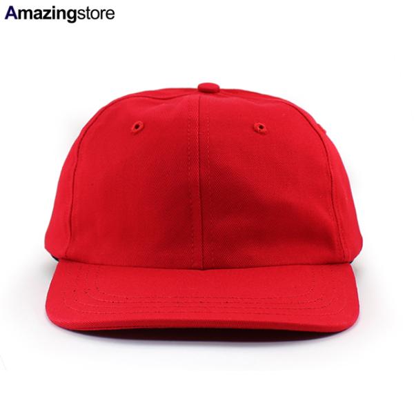 クーパーズタウンボールキャップ COTTON SOLID STRAPBACK CAP RED COO...