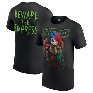 海外取寄 ASUKAモデル WWE AUTHENTIC Tシャツ BEWARE THE EMPRESS T-SHIRT｜Amazingstore