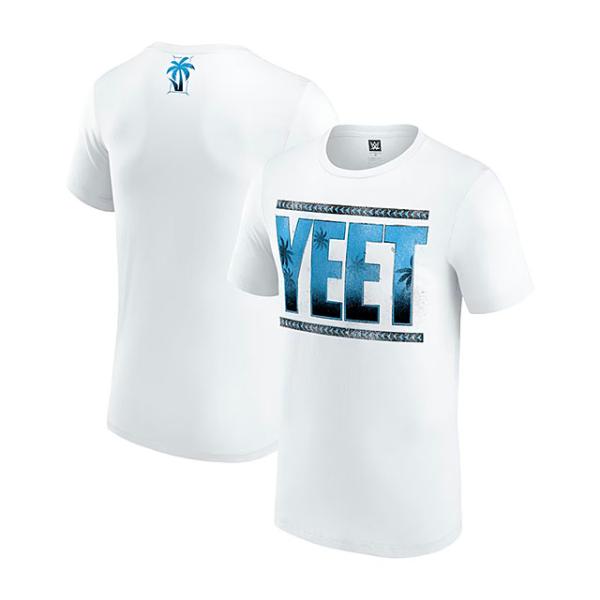 ジェイ ウーソモデル 海外取寄 WWE AUTHENTIC Tシャツ YEET T-SHIRT WH...