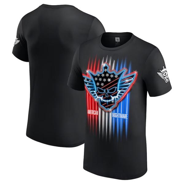 コーディ ローデスモデル WWE AUTHENTIC Tシャツ NEON AMERICAN NIHG...