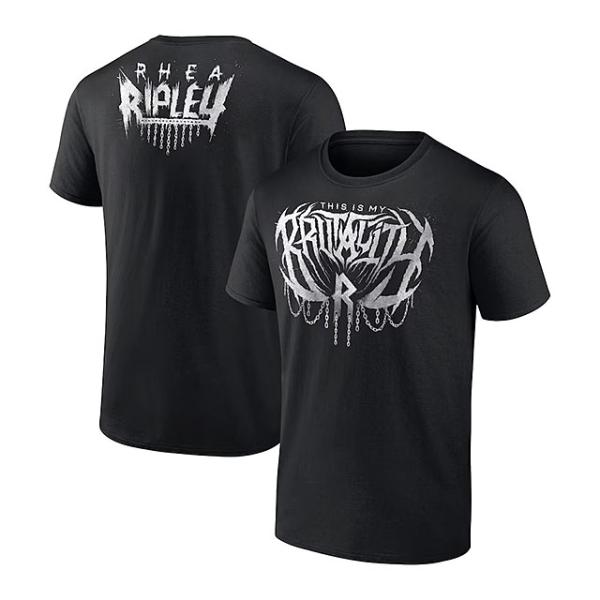 リア リプリーモデル 海外取寄 WWE AUTHENTIC Tシャツ THIS IS MY BRUT...