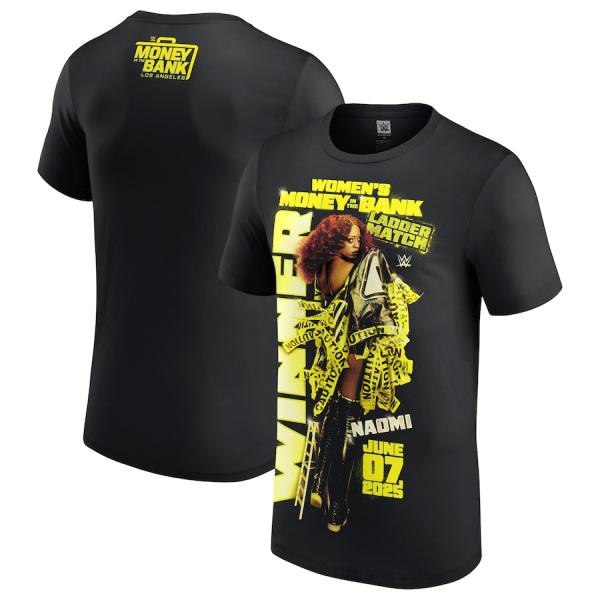 海外取寄 ナオミモデル WWE AUTHENTIC Tシャツ MONEY IN THE BANK 2...