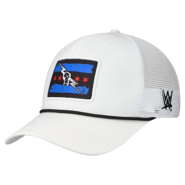 海外取寄 CMパンクモデル WWE キャップ スナップバック PRIMARY FLAG MARK T...
