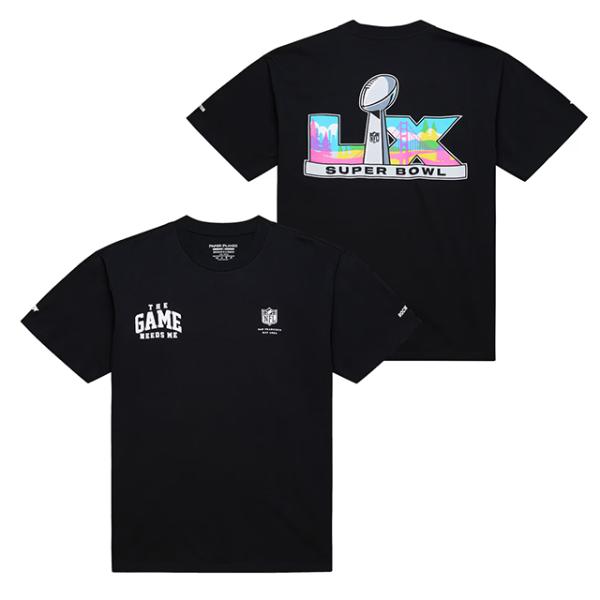 海外取寄 第60回スーパーボウル×ミッチェル アンド ネス×ロックネイション×ペーパープレーン Tシ...