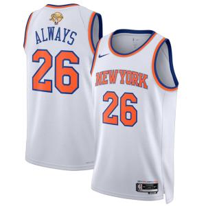 53年振りNBAファイナル優勝 ニューヨーク ニックス 海外取寄 ナイキ レプリカユニフォーム 2026 NBA FINALS CHAMPIONS ALWAYS 26 SWINGMAN JERSEY