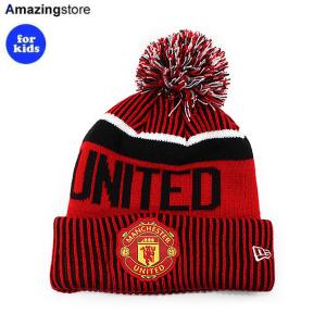 子供用 ニューエラ ニットキャップ ビーニー マンチェスター ユナイテッド YOUTH SPORT CUFFED KNIT BEANIE RED NEW ERA MANCHESTER UNITED FC｜amazingstore