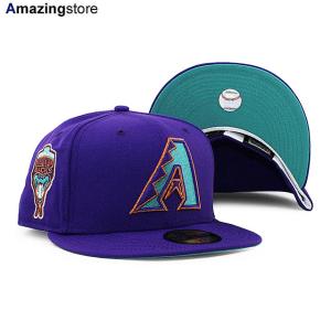 ニューエラ キャップ 59FIFTY アリゾナ ダイヤモンドバックス  MLB 1998 INAUGURAL SEASON FITTED CAP PURPLE  NEW ERA ARIZONA DIAMONDBACKS｜amazingstore