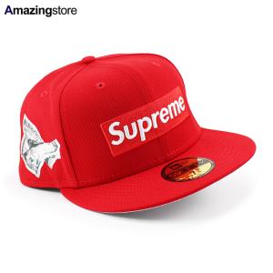 SUPREME ニューエラ キャップ 59FIFTY MONEY BOX LOGO FITTED CAP RED シュプリーム NEW ERA｜amazingstore