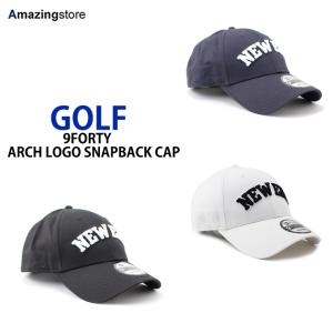 3色展開  ニューエラ キャップ ゴルフ 9FORTY  ARCH LOGO SNAPBACK CAP  NEW ERA GOLF 13561991 13561990 13561992｜amazingstore