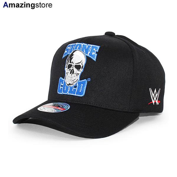 ストーン コールドモデル ミッチェル＆ネス WWE キャップ ストレッチ スナップバック LOGO ...