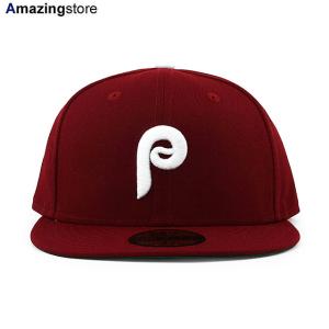 ニューエラ キャップ 59FIFTY フィラデルフィア フィリーズ  MLB 1981 MIKE SCHMIDT COOPERSTOWN GAME FITTED CAP BURGUNDY  NEW ERA PHILADELPHIA PHILLIES