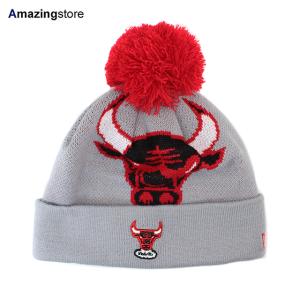 ニューエラ ニットキャップ ビーニー シカゴ ブルズ  NBA HWC-BIGGIE KNIT BEANIE GREY  NEW ERA CHICAGO BULLS｜amazingstore