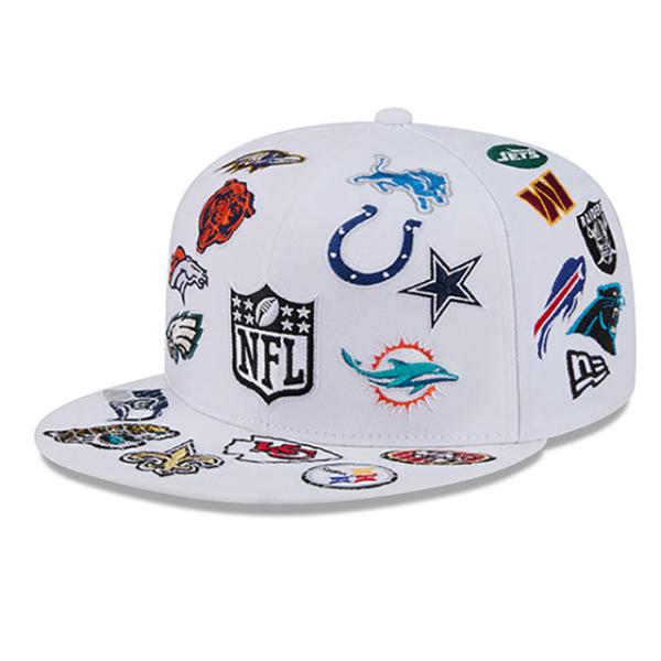 ニューエラ キャップ 59FIFTY NFL ALL-OVER FITTED CAP WHITE N...