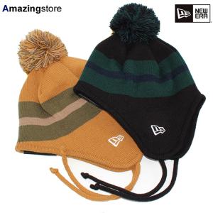 ニューエラ ニットビーニーキャップ EAR FLIP POM-PON KNIT BEANIE NEW ERA｜amazingstore