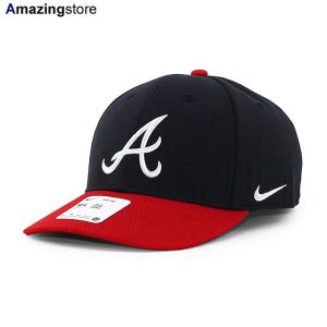 ナイキ キャップ アトランタ ブレーブス MLB EVERGREEN CLUB PERFORMANCE ADJUSTABLE CAP NAVY RED NIKE ATLANTA BRAVES｜amazingstore