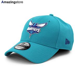 ニューエラ キャップ 9FORTY シャーロット ホーネッツ NBA THE LEAGUE ADJUSTABLE CAP TEAL NEW ERA CHARLOTTE HORNETS｜amazingstore