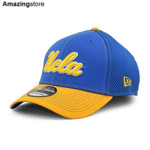 ニューエラ キャップ 39THIRTY UCLA ブルーインズ  NCAA 2-TONE NEO FLEX FIT CAP LT BLUE-YELLOW  NEW ERA UCLA BRUINS｜amazingstore