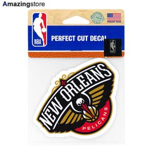 ウィンクラフト ニューオリンズ ペリカンズ ステッカー  NEW ORLEANS PELICANS NBA PERFECT CUT DECAL  WINCRAFT｜amazingstore