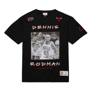 NBA デニス・ロッドマン Tシャツ Candid Dennis Graphic Oversized T
