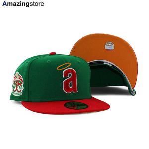 MLBキャップ 59FIFTY 赤と緑 7 1/2 59FIFTY ニューエラ キャップ ミネソタ ツインズ MLB 40TH ANNIVERSARY