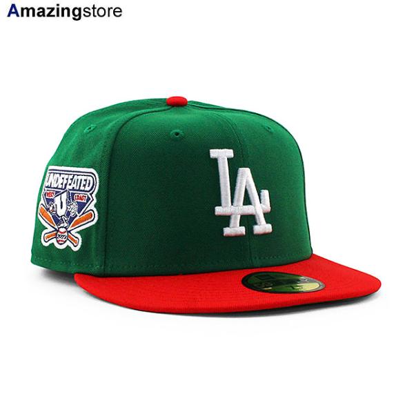 UNDEFEATEDコラボ ニューエラ ロサンゼルス ドジャース 59FIFTY MLB COLLA...