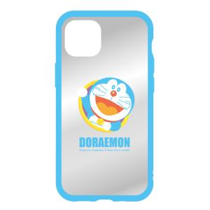 iPhpne13対応スマホケース アイホン アイフォン DORAEMON llllfit CLEAR イーフィットクリア ハイブリットケース 通り抜けフープ グッズ｜amazutsumi