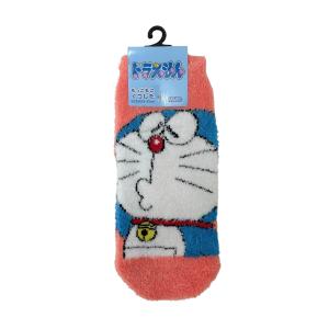 ドラえもん レディースソックス 靴下 もっこもこ もこもこショートソックス のほほん ニットアンクルソックス 防寒 冬 キャラクター グッズ