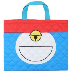 ドラえもんグッズ レッスンバッグ おけいこ お稽古 鞄 キルティング 男の子 習い事 Doraemon おなか ブルー キャラクター 入学 進学 新学期 40×30の商品画像