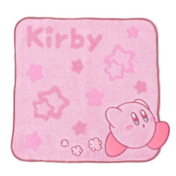 星のカービィ ミニタオル ハンカチタオル パイルジャガード 抗菌防臭 とびだしカービィ KIRBY ...