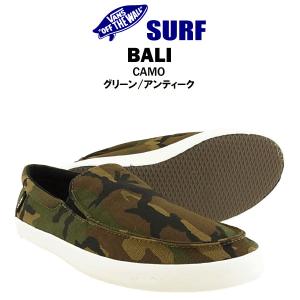 [絶版モデル・デットストック] バンズ バリ カモ グリーン/アンティーク/ラスト：26cm サーフ (VANS BALI CAMO SURF) 【閉店・売り切り】｜amb1