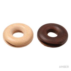 袋とじクリップ 4個セット シーリング 木製 おしゃれ 北欧 セット売り｜amber-shop