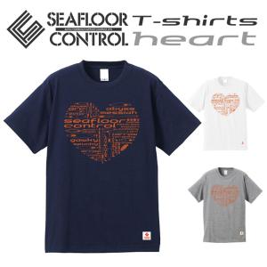 シーフロアコントロール オリジナル Tシャツ Heart ハート 6.2 オンス T-shirts SEAFLOOR CONTROL