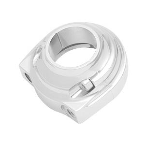 ビレット スロットルハウジング:シングルケーブル 23.5mm(Atrantis、Mini用)/ポリ...