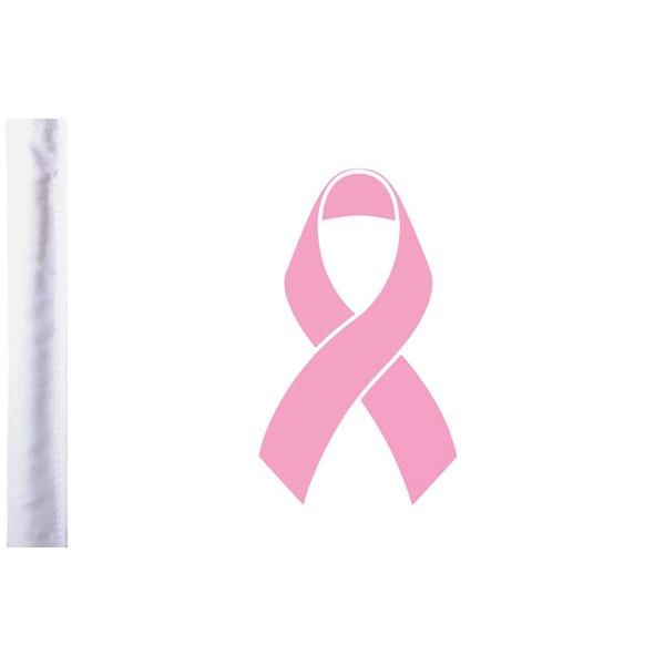 【05211228】 6”x 9” フラッグ：Pink Ribbon ◆ハーレー◆