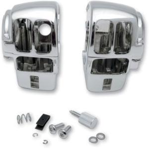 クローム・スイッチハウジングキット 1996〜13年モデル : ハーレー