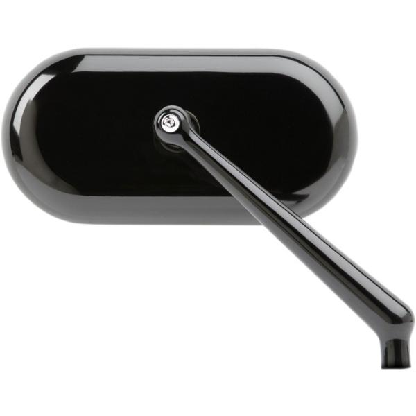 FORGED OVAL ミラー：右側/ブラック