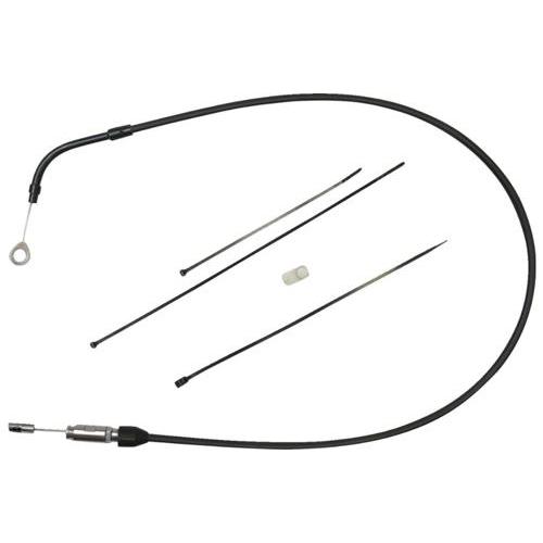 QUICK CONNECT アッパークラッチケーブル 2021〜24年FLHT、FLHX ブラック/...
