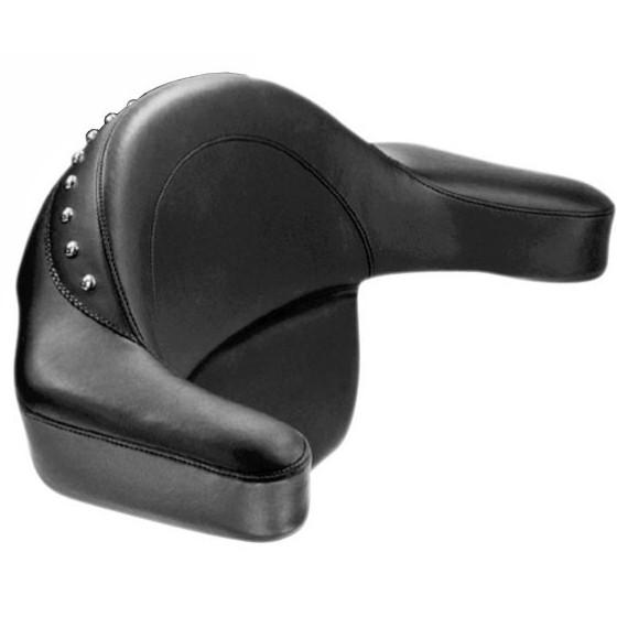 エクステンドアーム ラップアラウンド バックレスト：1986〜13年FLT/FLHT/ヴィンテージ ...