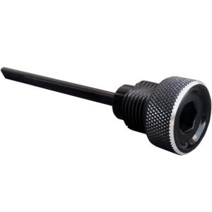 KNURLED トランスミッション オイルディップスティック ブラック 2006〜17年ダイナ 20...