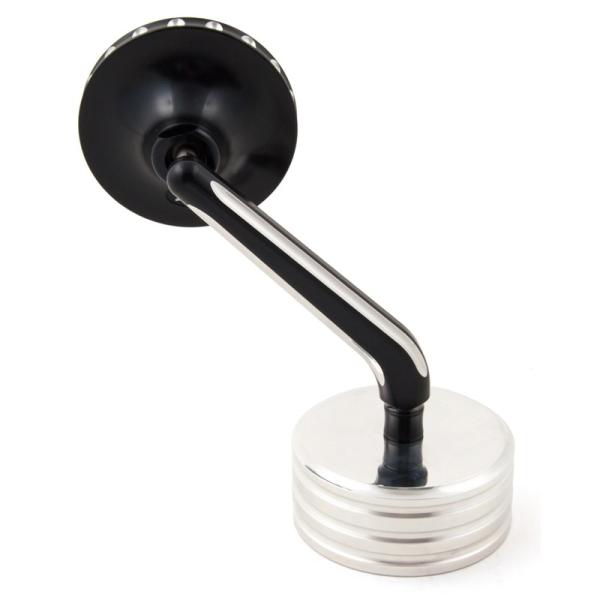 ラピッドシリーズ ミラー クラシックラウンドデザイン：右側/ブラック