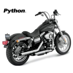 パイソン3 スリップオンマフラー ダイナモデル用◆ハーレー◆