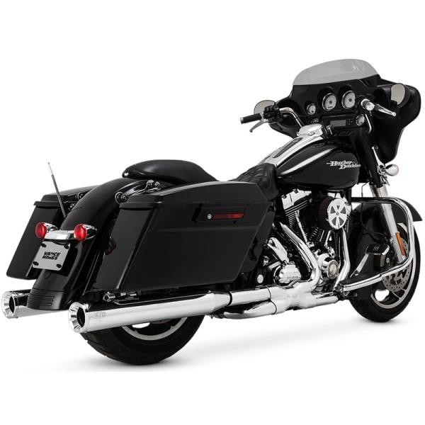 VANCE＆HINES ELIMINATOR 400 スリップオンマフラー：1995〜16年ツーリン...