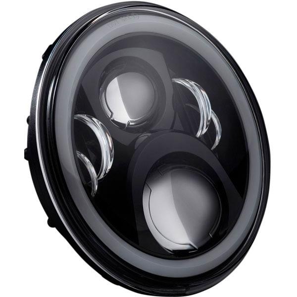 ProGLOW 7” LED COLOR-CHANGING HALO ヘッドライト:ブラック