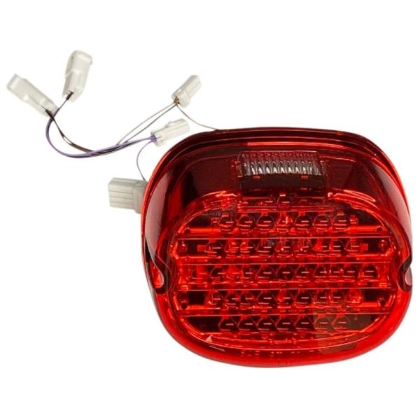 LOW PROFILE LEDテールライト＆ターンシグナル：レッドレンズ / 上側ナンバープレート照...