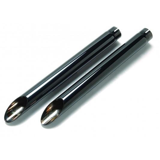 MOTOR STAGE スリップオンマフラー ブラスドラッグ：2014〜16年スポーツスター/黒