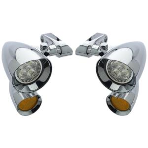 VAMPIRE SIDE-MOUNT LEDスポットライト/ターンシグナル:2015〜25年FLTR...