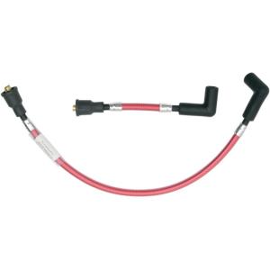 CANDY APPLE RED ブレイデッドプラグワイヤー 1986〜03年スポーツスター